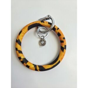 Oventure‎ Big O Key Ring Silicon Bangle Keychain Tiger Cat Print